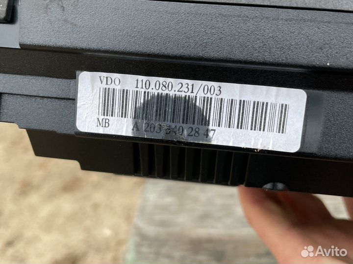 Щиток приборов w203