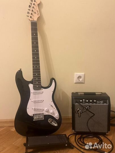 Электро гитара fender squier stratocaster