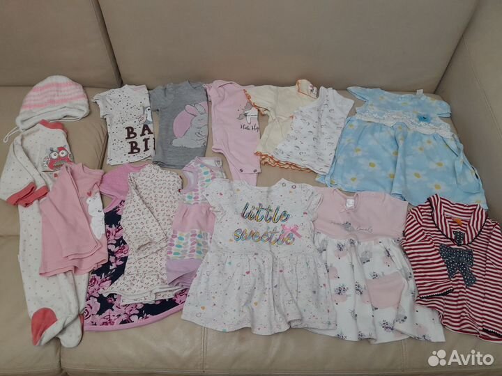 Вещи на девочку 1-1,5 годика