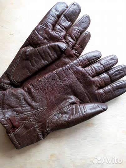 Перчатки кожаные