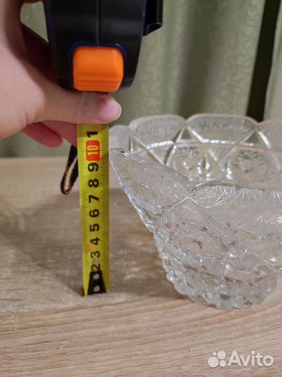 Салатник хрустальный