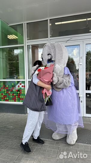 Белый мишка поздравление. Ростовая кукла/Аниматоры