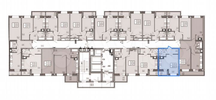 Квартира-студия, 26,4 м², 5/17 эт.