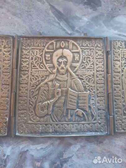 Старинные иконы складни