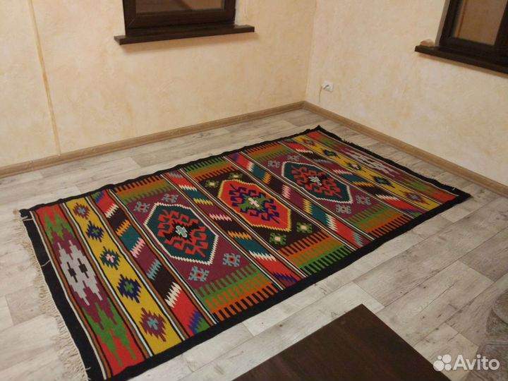 Винтаж Ковер шерстяной