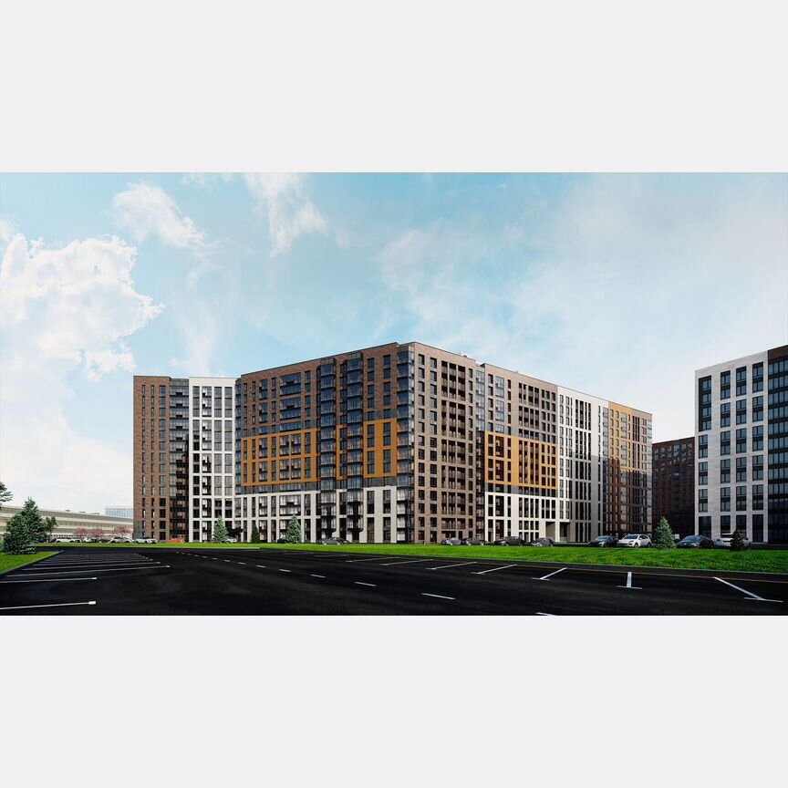 2-к. квартира, 73,8 м², 2/16 эт.
