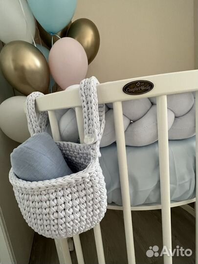 Детская кроватка Comfort baby 7в1 + матрасы и др