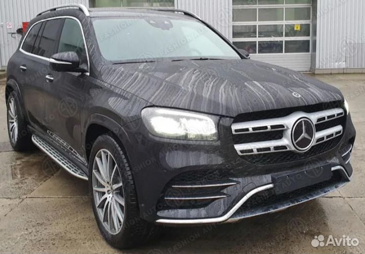 Пороги Mercedes GLS 167 mercedes gls 167 мерседес