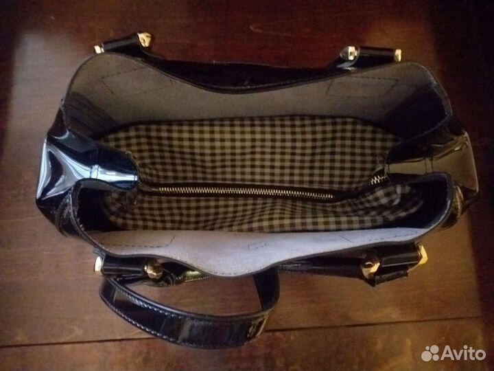 Сумка женская натуральная лаковая кожа RiaRosa