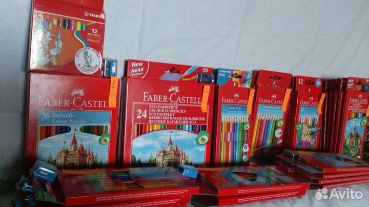 Новые карандаши цветные Faber-Castell со склада