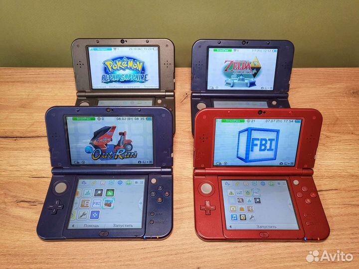 Прошитые Nintendo New 3DS LL