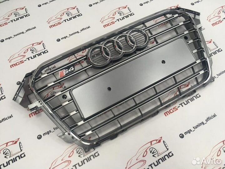 Решётка на Audi A4 11-15 гг. S4 стиль 2