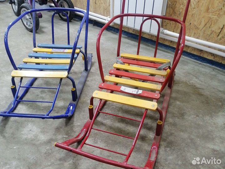Детские санки с колесами