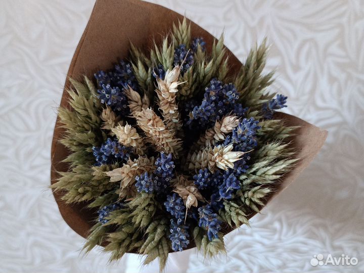 Мини букет из сухоцветов