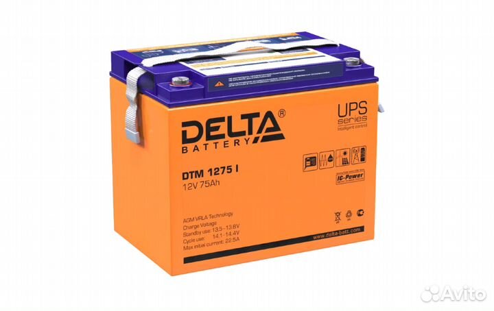 Аккумуляторная батарея Delta DTM 1275 I