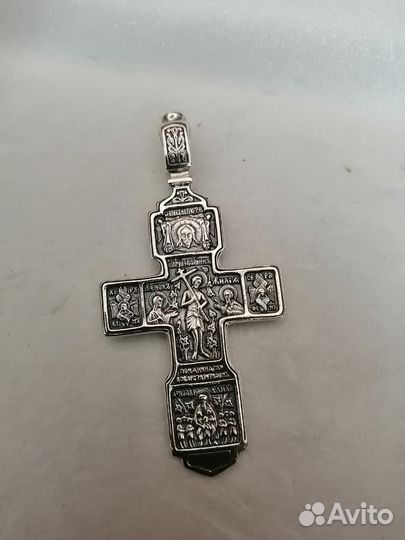 Крест мужской серебро