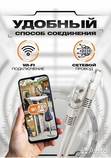 Уличная Wi-Fi камера 5мп с двойным объективом