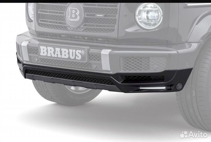 Накладка на передний бампер brabus 464-250-00