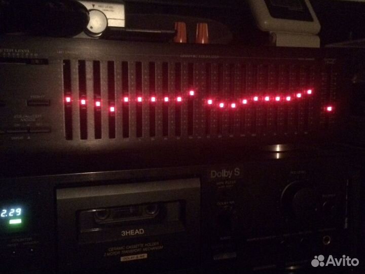 Редкий эквалайзер Yamaha EQ-550, 220v