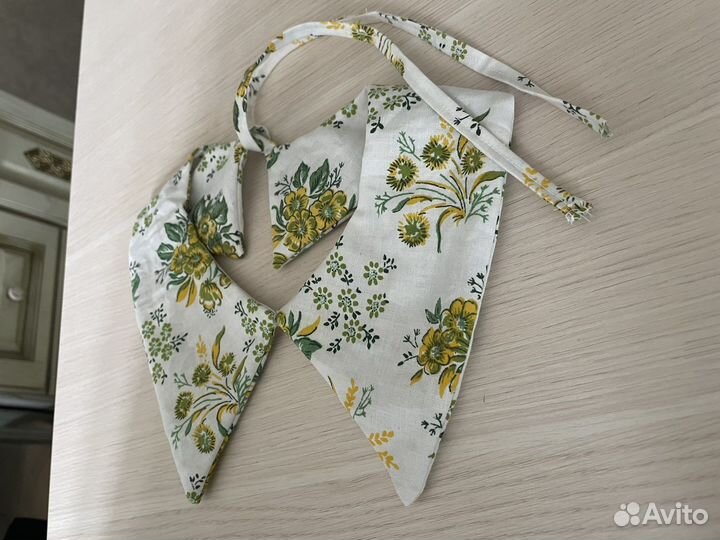 Накладной съемный воротник ручной работы