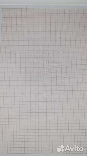 Бумага масштабно-координатная А4 25 л. и линейки