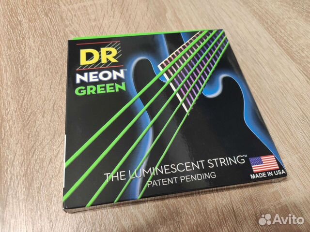 Струны для бас-гитары DR Neon Green 5 струн 45-125