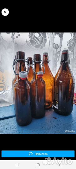 Бутылки с бугельными пробками