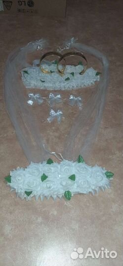 Набор свадебного украшения на машину