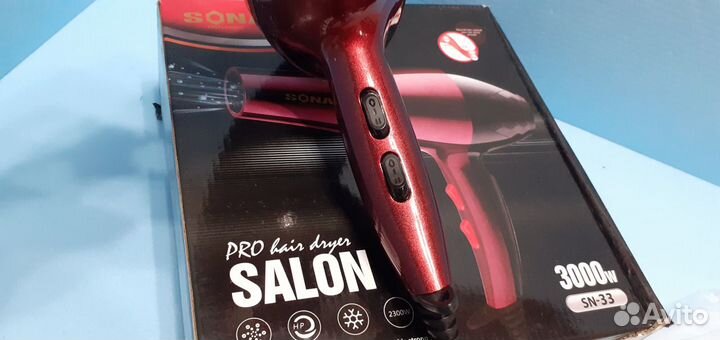 Фен для волос gama 3000w Professional, большой