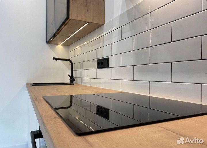 Кухня Лофт Белая напрямую от фабрики на заказ