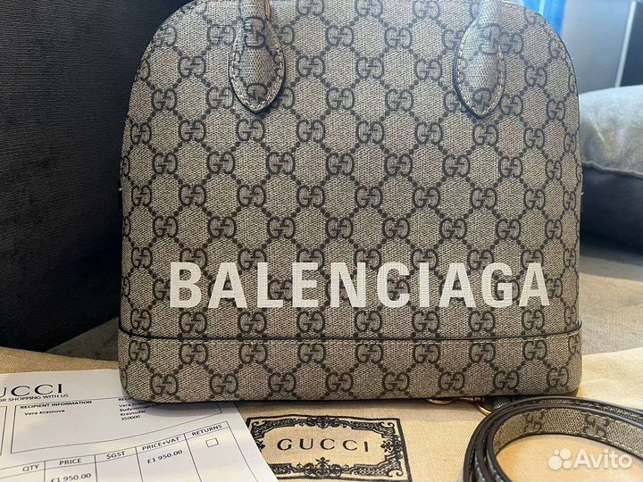 Сумка Gucci Ville The Hacker Project чек