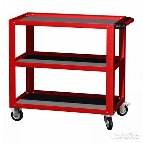 Тележка для инструмента открытая с 3 полками