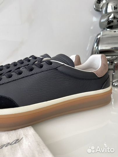 Мужские кеды Loro Piana Tennis Walk черные