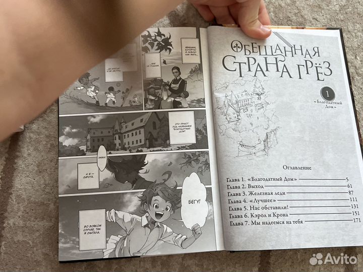 Манга обещанная страна грез 1