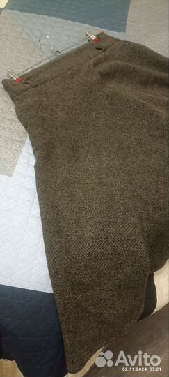 Длинная теплая юбка