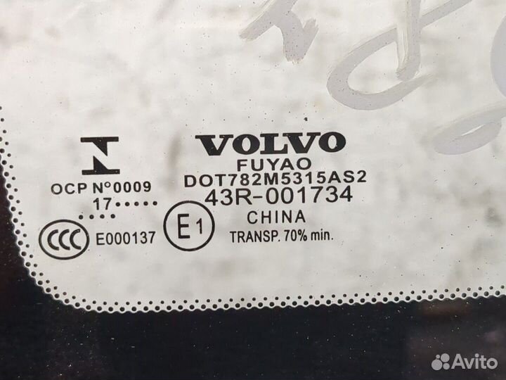 Стекло кузовное боковое Volvo S90, 2018