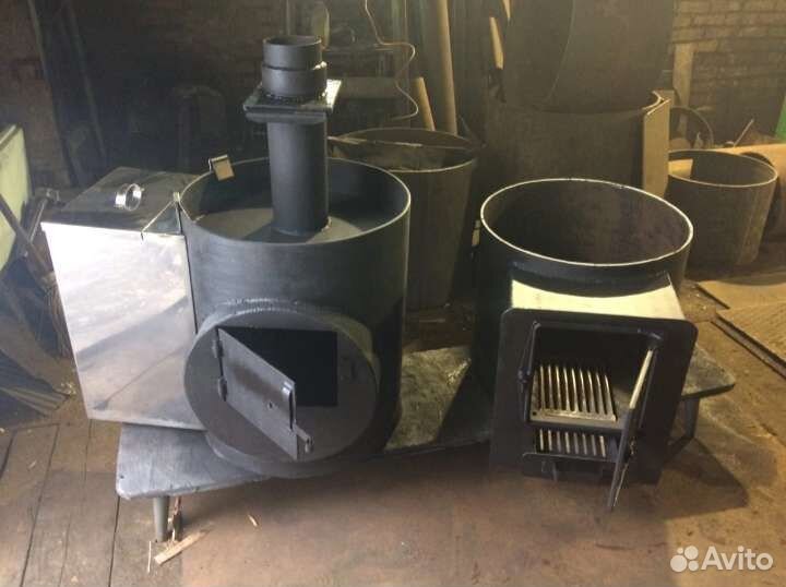 Печь для бани 2х секционная, разборная