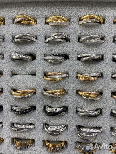 Кольца Cartier trinity