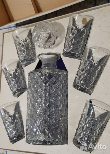 Графин штоф и 6 стаканов