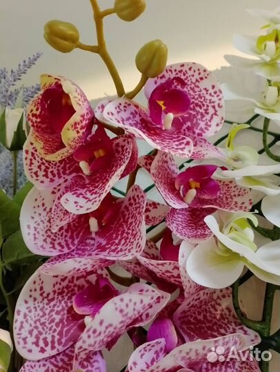 Орхидея. Искусственные цветы. Силикон