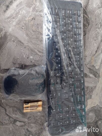 Беспроводная клавиатура и мышь mk220 logitech