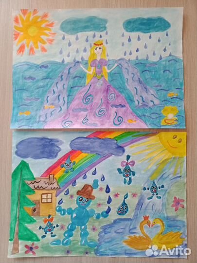 Рисунки в сад/школу на разные темы