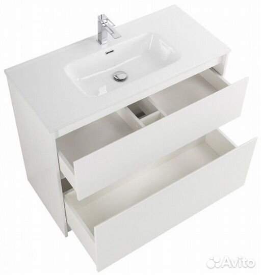 Мебель для ванной BelBagno Kraft-1000-PIA-BB1000ETL Bianco Opaco