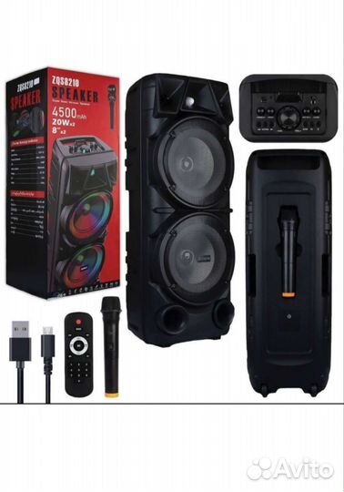 Большая блютуз колонка 8210