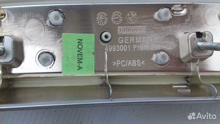 Накладка на обшивку двери передней правой Bmw X5