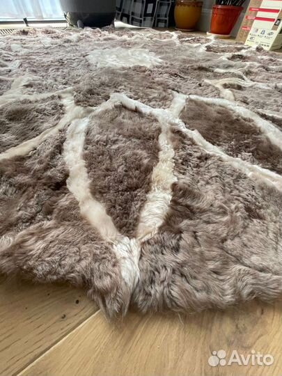 Ковер из натурального меха