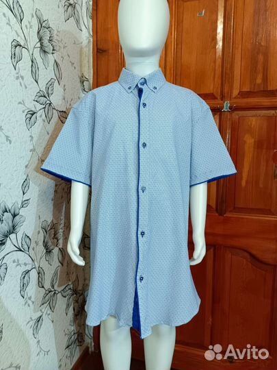 Рубашка на мальчика 13-14 лет