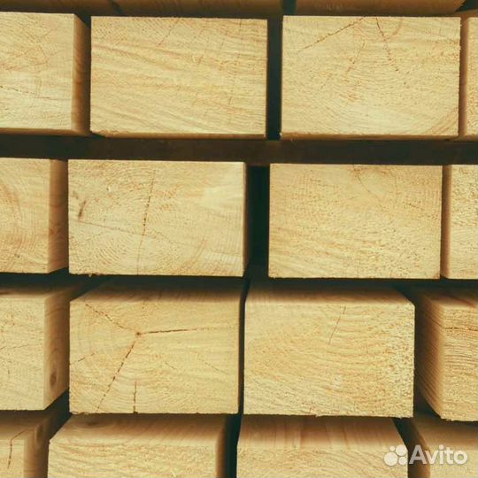 Брус 50X50 не строганный 3м 12 кг