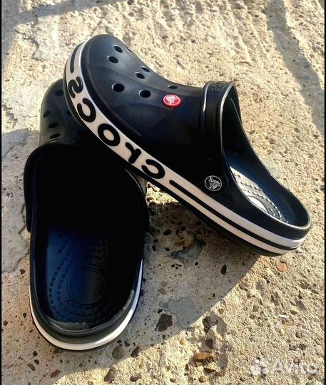 Crocs сабо черные