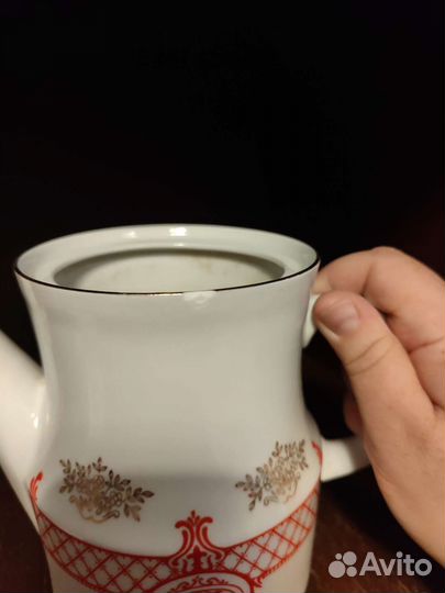 Чайник заварочный и молочник чсср Богемия